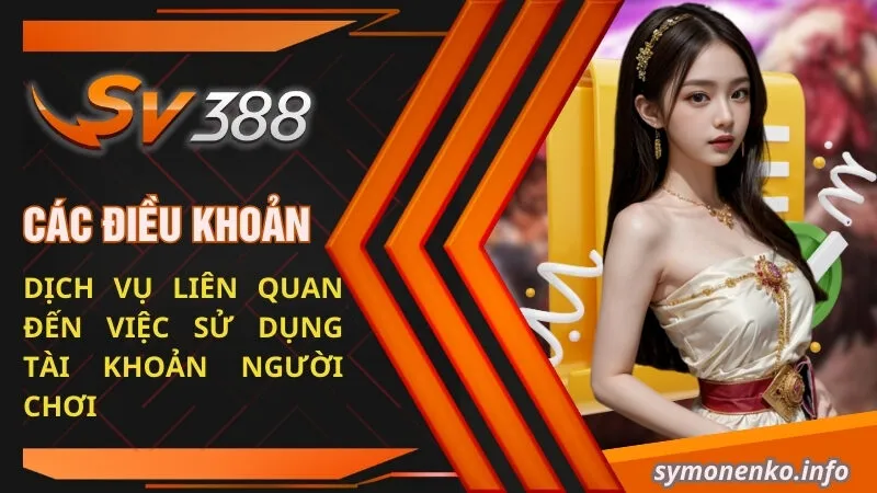 Các điều khoản dịch vụ liên quan đến việc sử dụng tài khoản người chơi